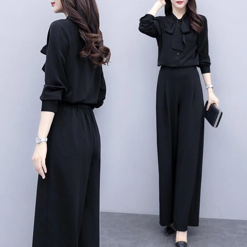 通勤 ゆったり 大 パンツスーツ 2点セット おしゃれ セットアップ ガチョウパンツ レディース オフィス ワイドパンツ OL 30代40代50代 気質