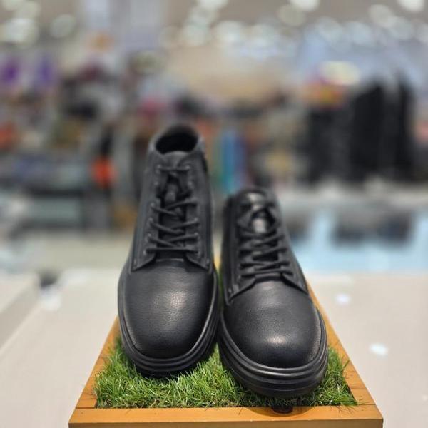 セーブゾーン04男性コンフォートカジュアル超軽量クッション起毛ワーカーブーツ ブラック 3330WMQ59 (S40959152)