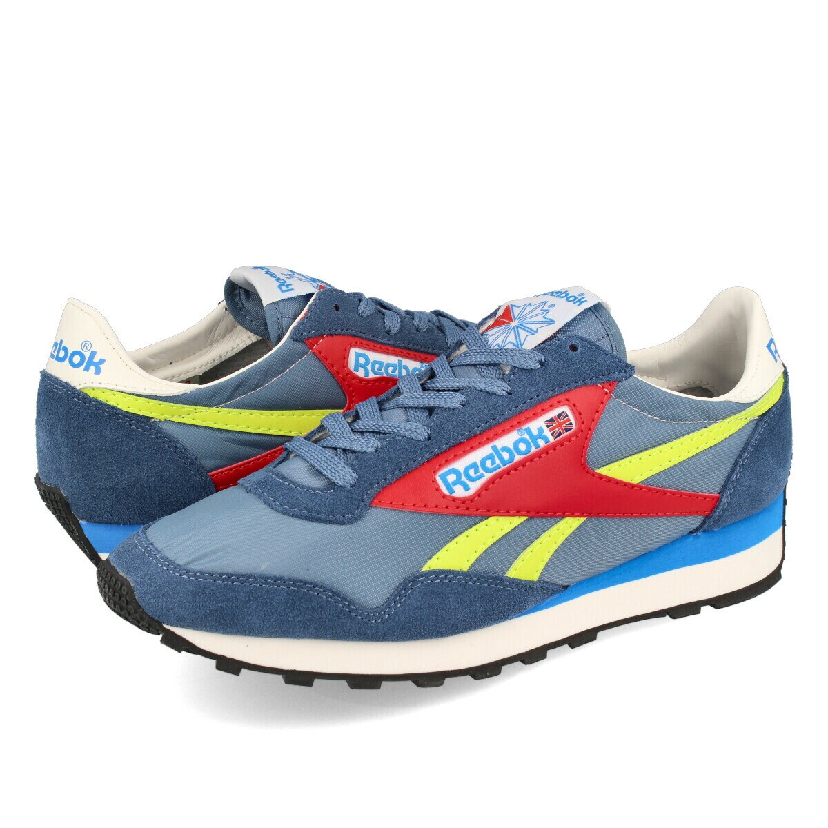 数量は多】 Reebok AZTEC YELLOW SLATE/NONE/ACID BLUE II カジュアル cm:23.5cm -  flaviogimenis.com.br