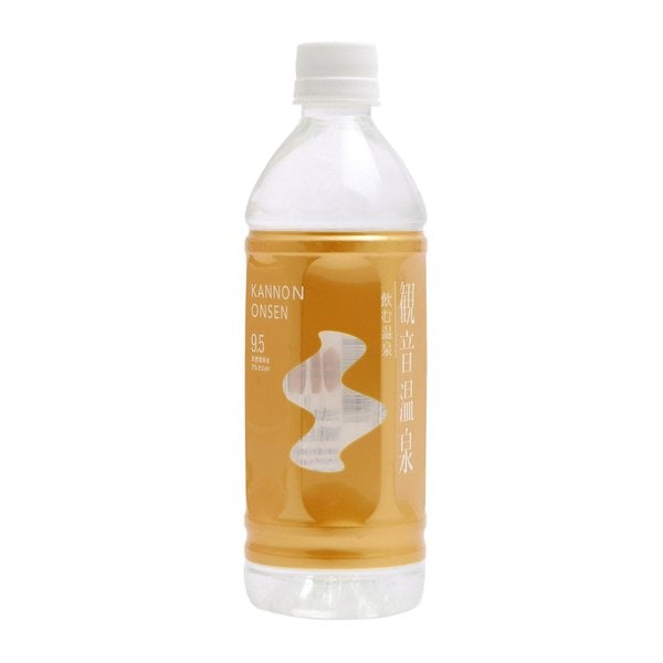 観音温泉 飲む温泉 500ml × 24本【3ケース】温泉水 ミネラルウォーター 超軟水 天然シリカ水 備蓄用 ストック 保存 避難対策 美容 5つ星の宿