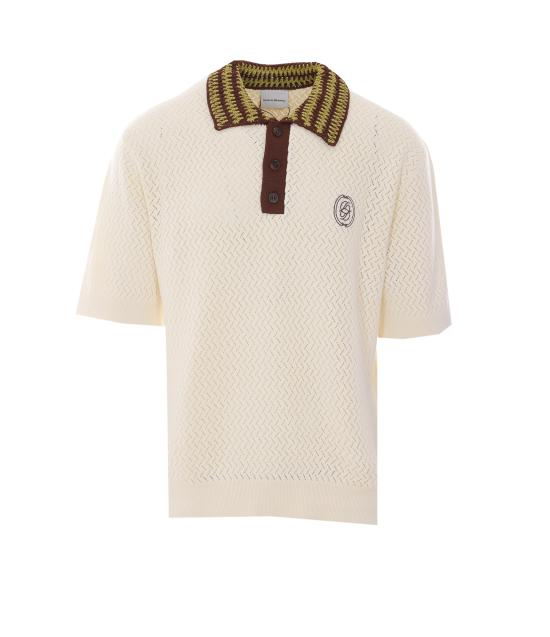 DROLE DE MONSIEUR Men Polo Shirts PO206 CO292OW White