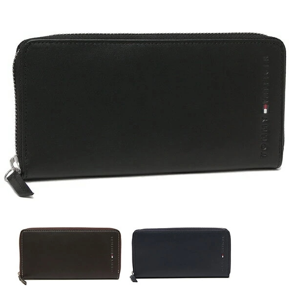 長財布 ウェルスレイ ラウンドファスナー ブラック メンズ TOMMY HILFIGER 31TL13X015 001