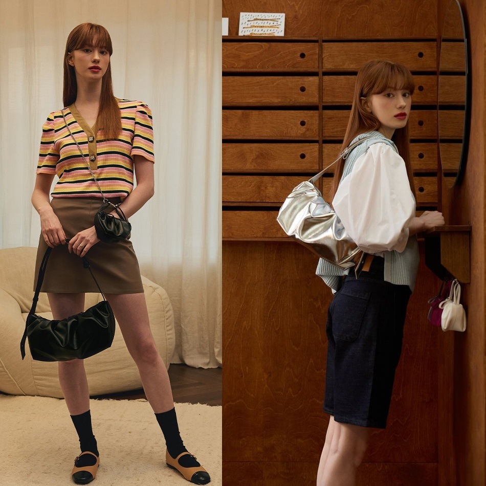 [ALICE MARTHA] エリン11カラーズシャーリングバッグ