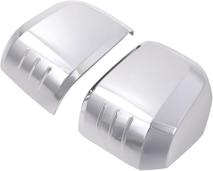 トヨタ 用 サイドミラー ドアミラー カバー 左右セット エアロフィン 付き ハイエース HIACE 200系 6型 専用 飛び石 傷 割れ 防止 保護 プロテクター パーツ(シルバー) 4,921円