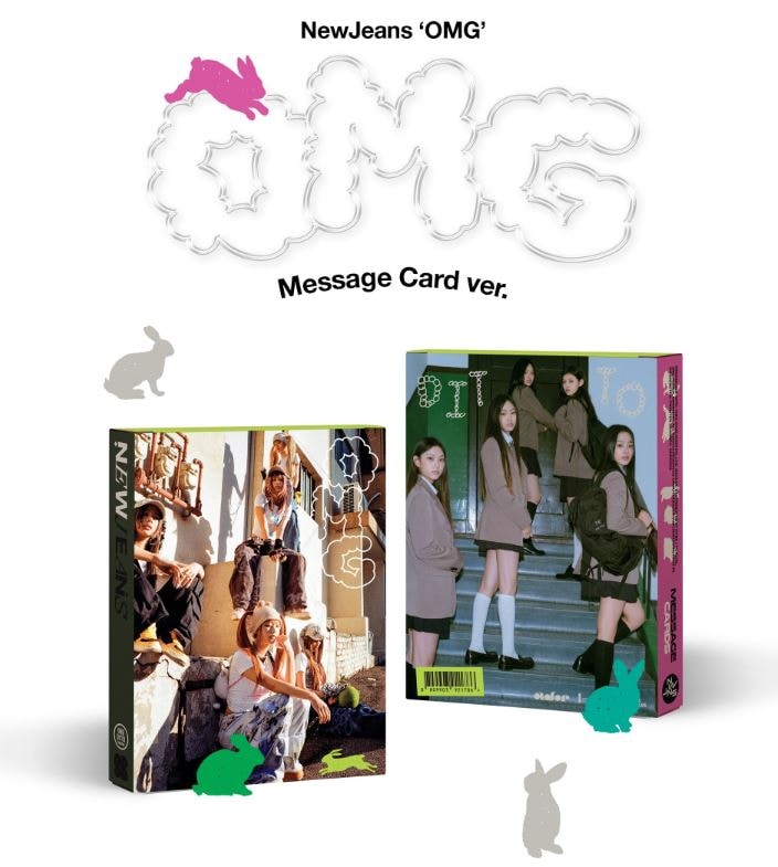 ニュージーンズ - OMG / 1stシングルアルバム (Message Card ver.) 6種ランダム