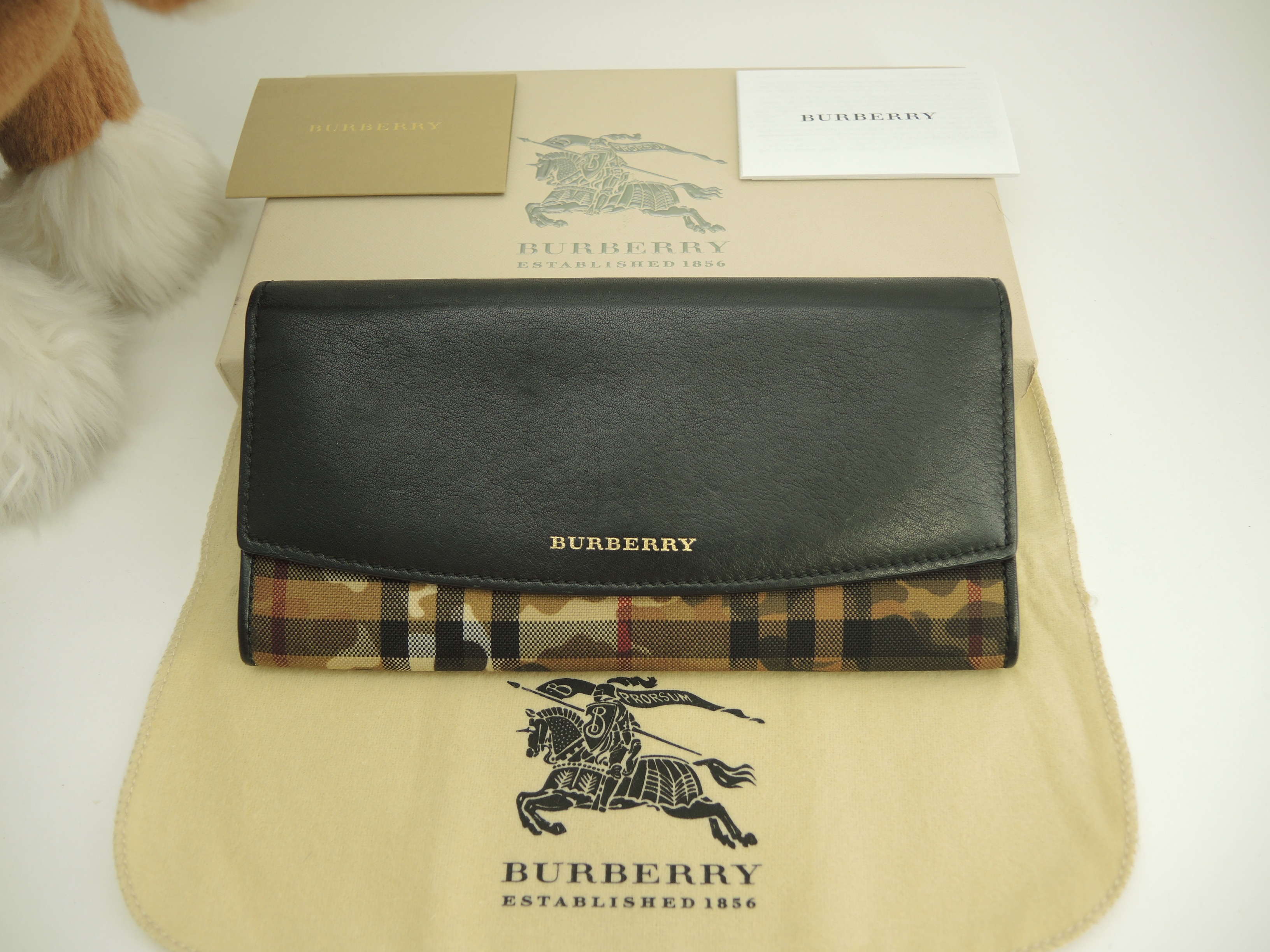 ロングウォレット ノヴァチェック レザー/ナイロン 2つ折長財布@ 2 12,816円