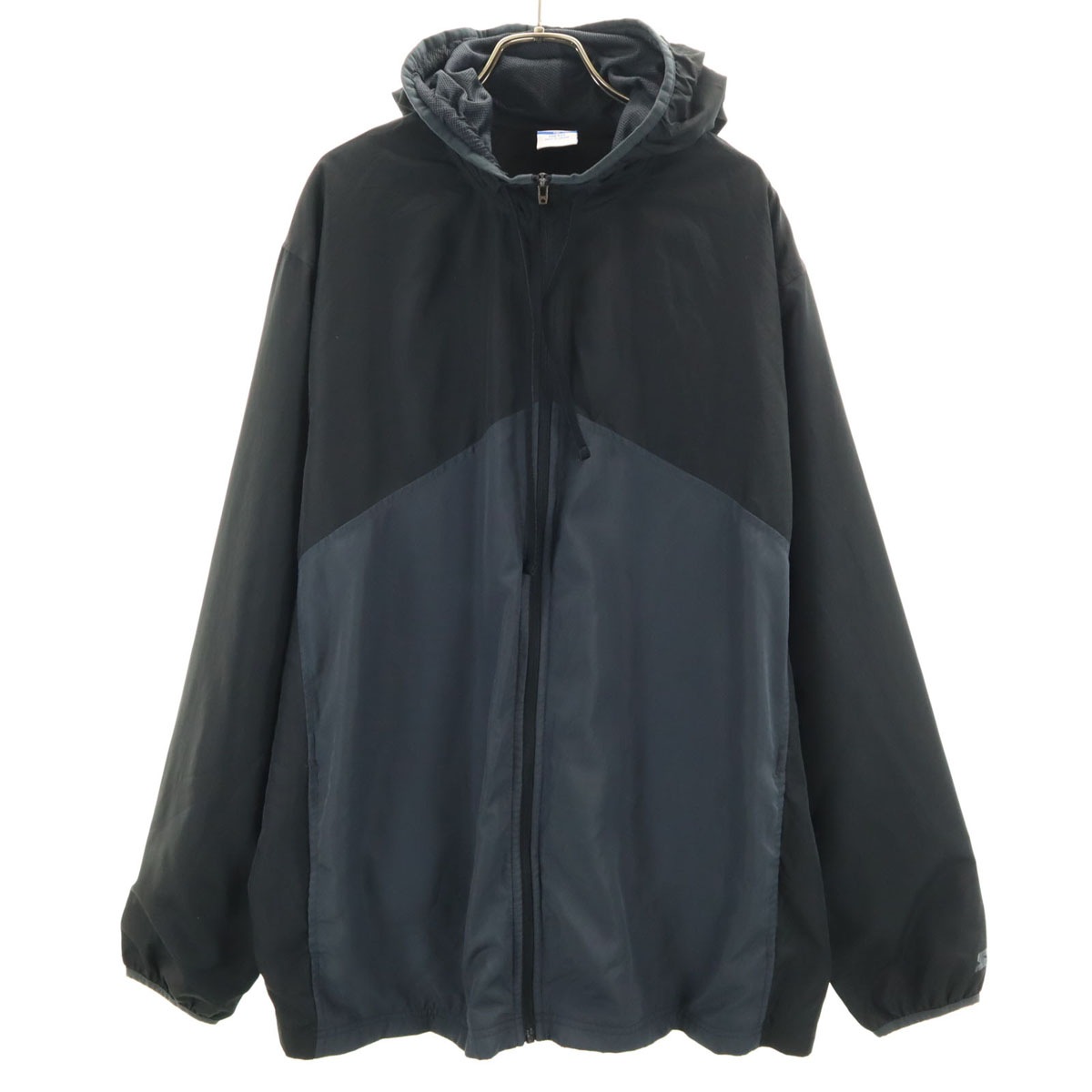 90s オールド ジップジャケット 2XL ブラック メンズ 古着