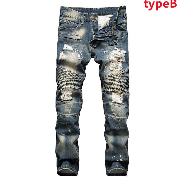 【赤字開催】ダメージジーンズ クラッシュ ダメージジーンズ メンズ 春夏 デニム スキニー パンツ ストリートファッション 西海岸