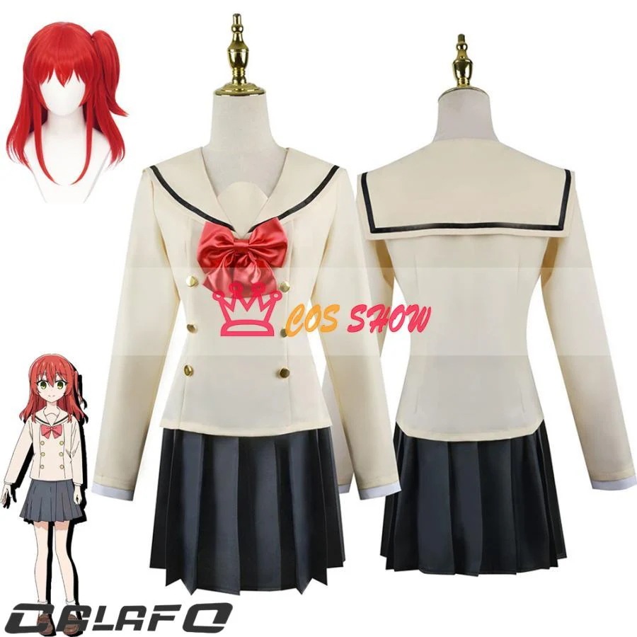 【期間限定】ぼっち・ざ・ろっく! 喜多郁代 きたいくよ コスプレ衣装 仮装 ウィッグ追加可能 日常服 イベント クリスマス ハロウィン ステージ 文化祭 学園祭