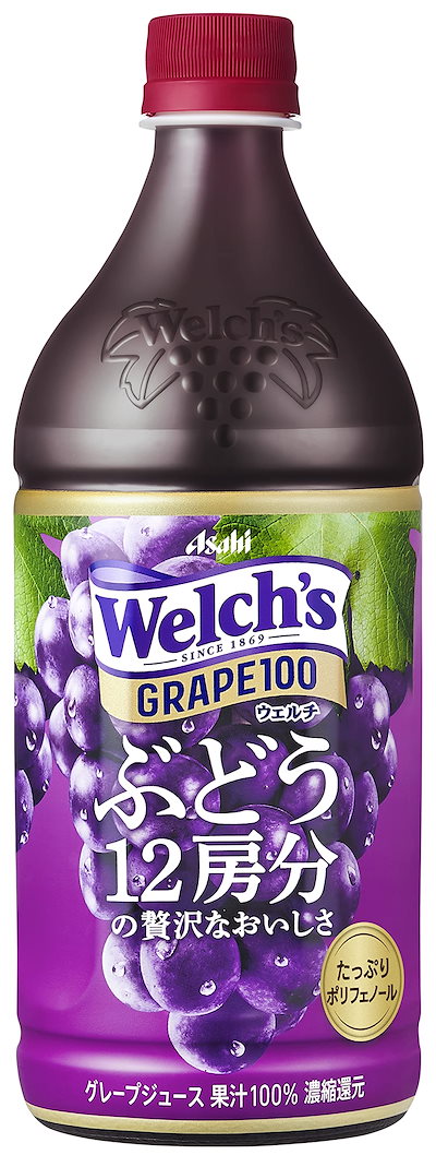 他サイト： アサヒ飲料 Welchs(ウェルチ) グレープ100 800g×8本の商品画像