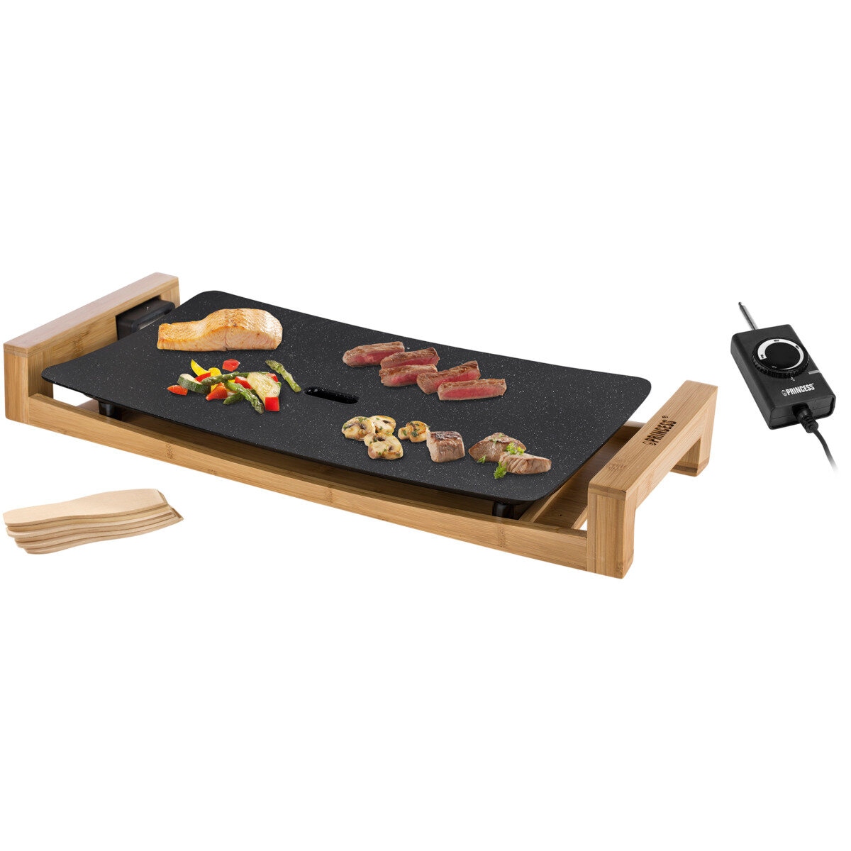 プリンセス テーブルグリルストーン(ストーンテイストプレート) ブラック 16,083円