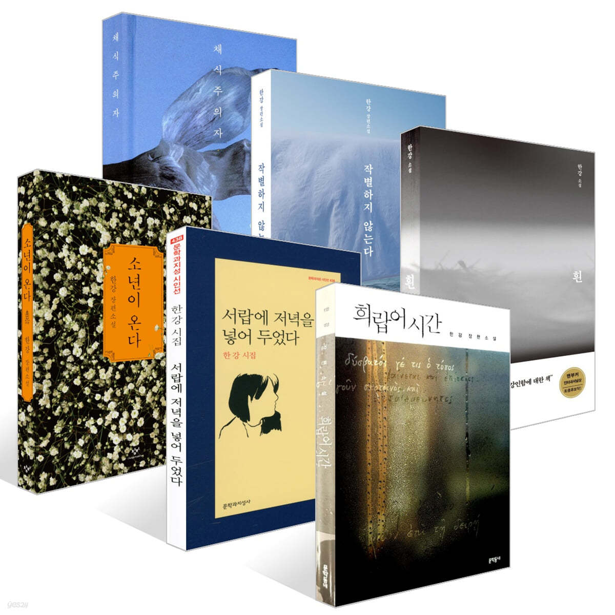 【6巻セット】ハンガン著 2024 ノーベル文学賞受賞[少年が来る][菜食主義者][すべての白いものたちの][引き出しに夕方をしまっておいた][別れを告げない][ギリシャ語の時間]