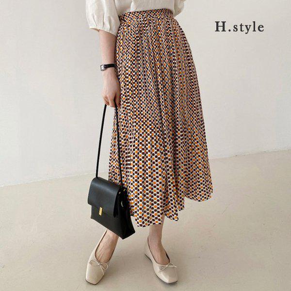 HスタイルNSモノスカート/春の新商品/スカート/SK/スカート/シフォン/フレア/フレア/ミニ/プリーツ/シャーリング/Aライン