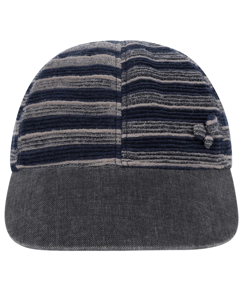 【COYSEIO】 25FW PEACH STRIPE CAP : NAVY