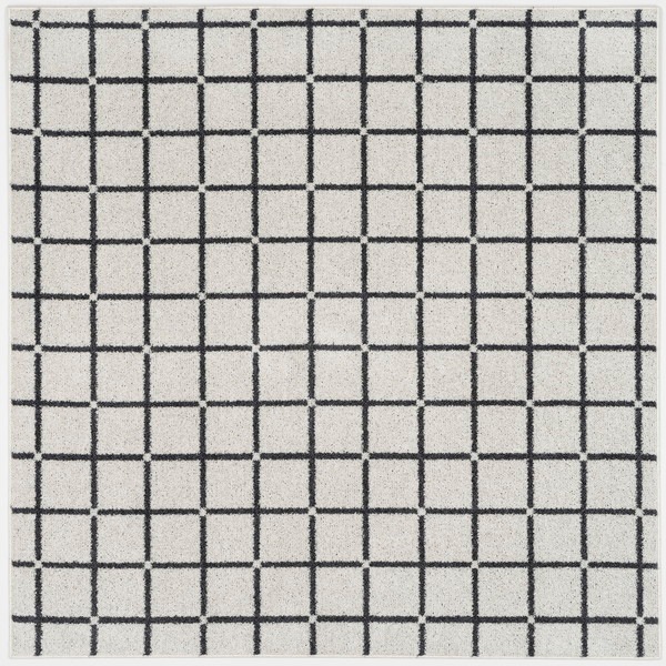 スミノエ 13476203 185185cm WH 洗える ラグ オセロ 185×185cm ホワイト メーカー直送