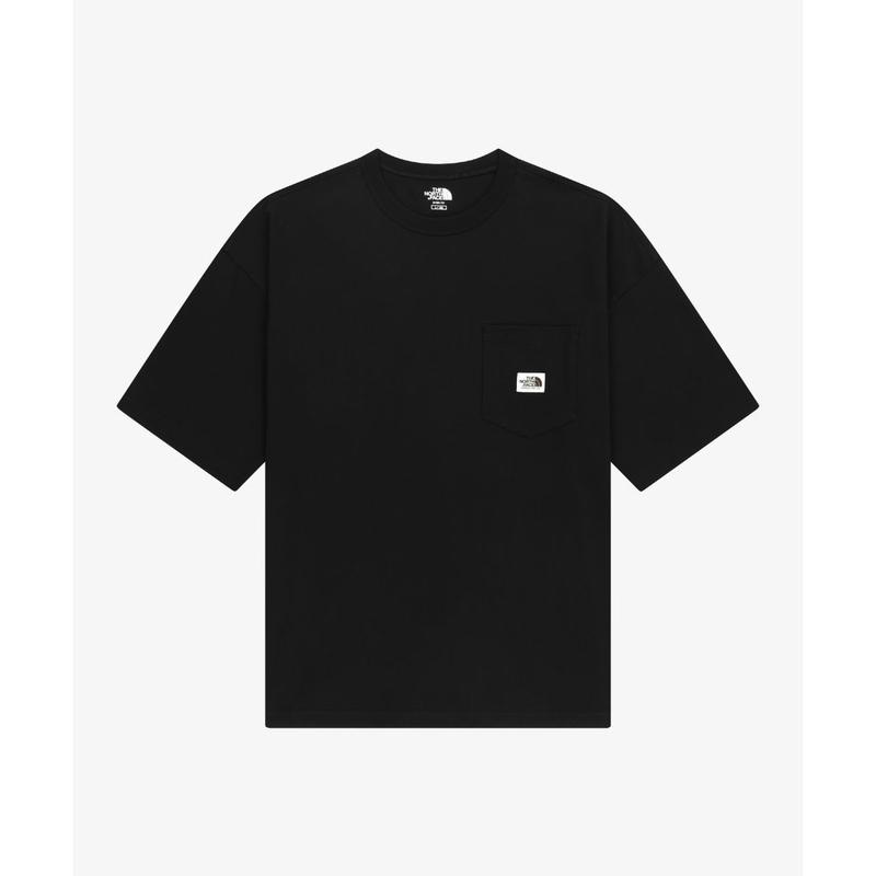 [公式] NT7US01J ホワイトラベル ポケット半袖ラウンドティー BLACK