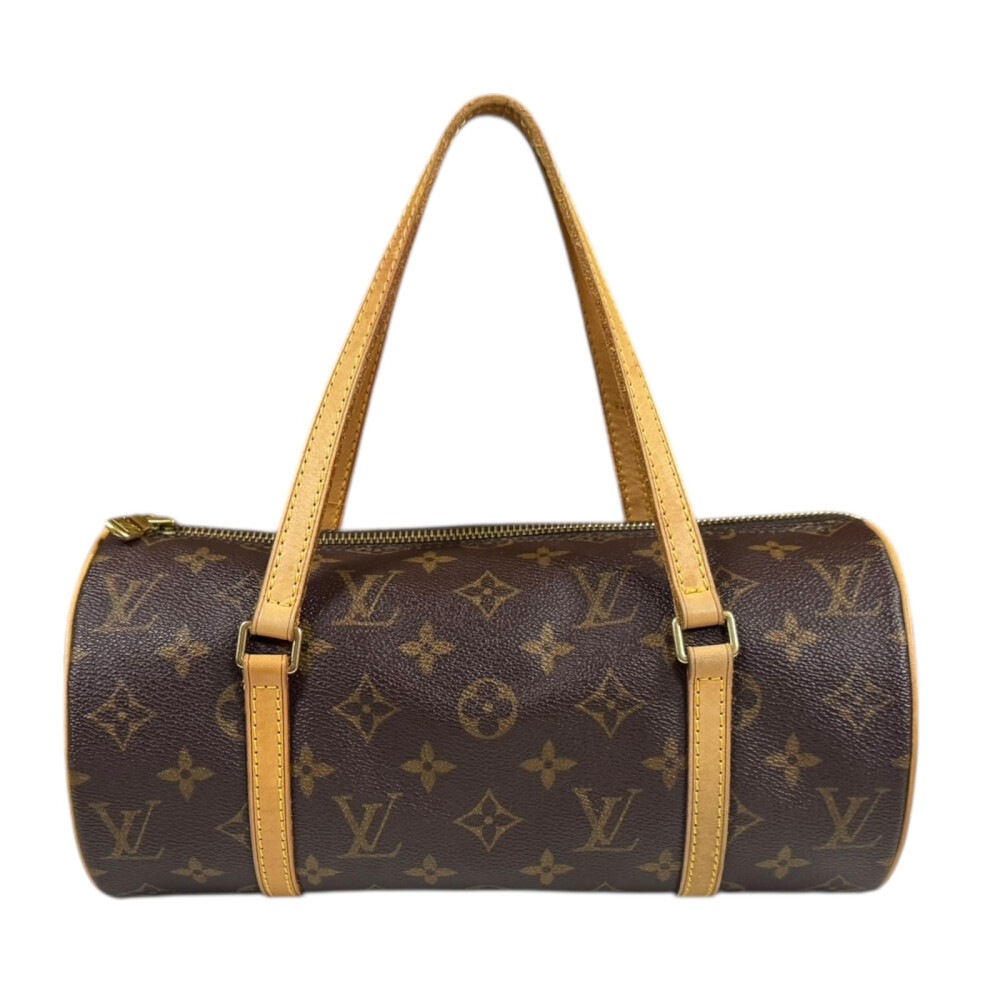 ルイヴィトン パピヨン26 モノグラム ハンドバッグ モノグラムキャンバス M51386 ブラウン LOUIS VUITTON 中古