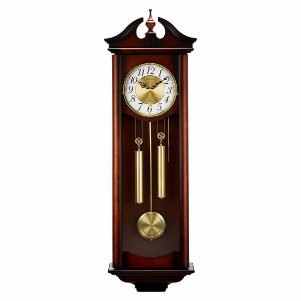 取寄品 正規品 RHYTHM リズム時計 4MJ742RH06 報時時計 キャロラインR アナログ表示 掛け時計