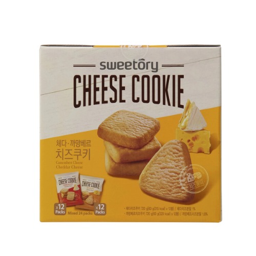 スウィートリーチーズクッキー 1.44kg (60g x 24) スクールオフィス タンビールームスナック菓子 ティータイム デザート 酒つまみキャンプパーティー