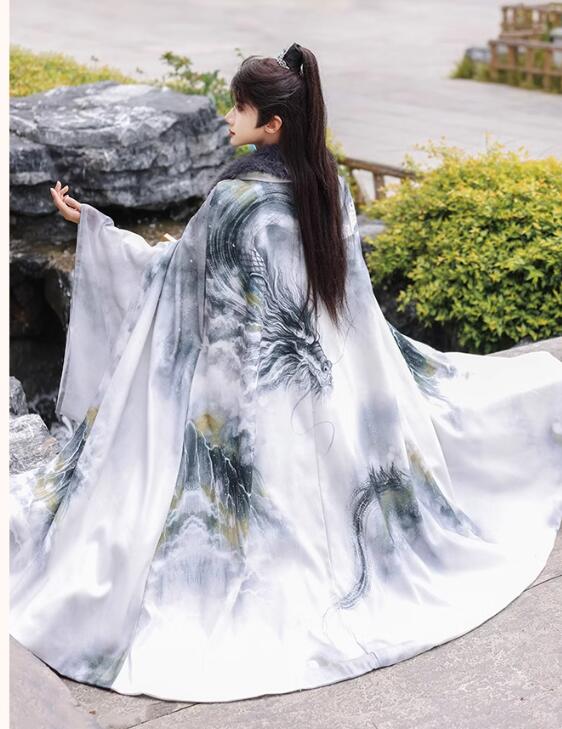 「超お得」チャイナ服 漢服 マント 裏起毛 冬 中華服 男女兼用コスチューム 中華コスプレ衣装 華やか メンズコスプレ衣装 大人 舞台ステージ衣装 飄逸 中国伝統漢服唐装 仮装 中国古典ダンスドレス