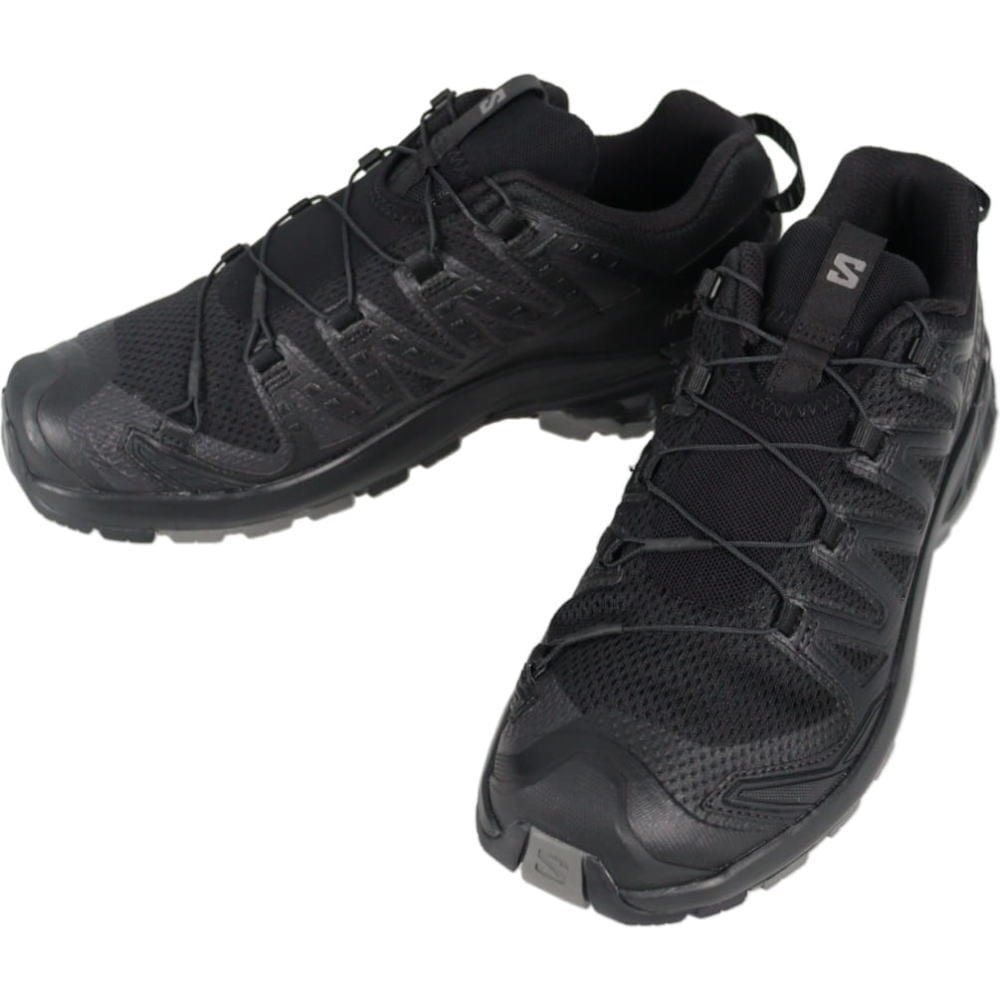 トレイルランニングシューズ エックスエー プロ 3D V9 ブラック/ファントム/ピューター 472718