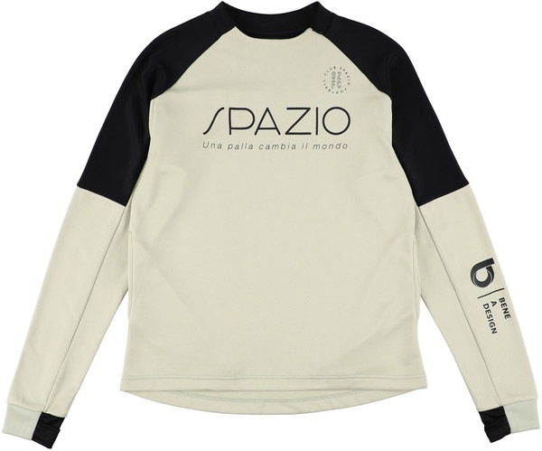 スパッツィオ SPAZIO Jr.脇パネルミッドトレーニングトップ サッカー フットサル プラクティスシャツJr GE1132-09 ジュニア キッズ スパッチオ