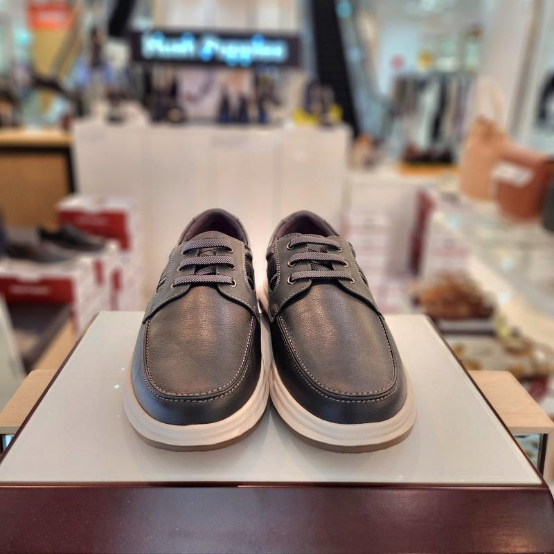 男性 履きやすい軽量コンフォートカジュアルバンド ボートシューズ 3MR571-B