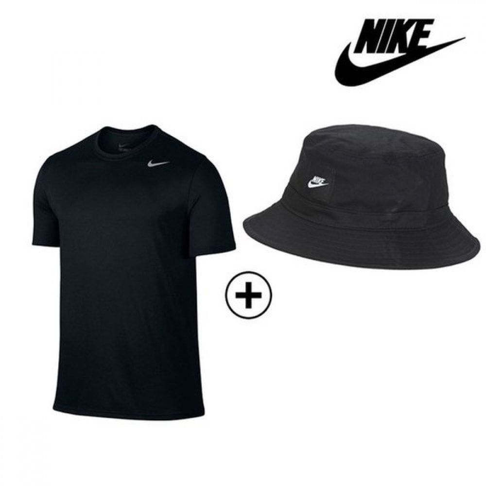 [Nike]ナイキ半袖バケットハットセット718834-010+CK5324-010ゴルフ