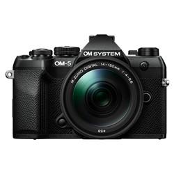【新品/在庫あり】OM SYSTEM OM-5 Mark II 14-150mm II レンズキット ブラック 防じん・防滴仕様 小型軽量ミラーレス一眼カメラ