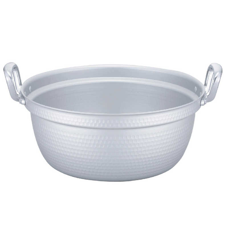 北陸アルミニウム　両手鍋 27cm 目盛り付 ガス火専用 料理鍋 円付鍋 マイスター　HP16-RM277