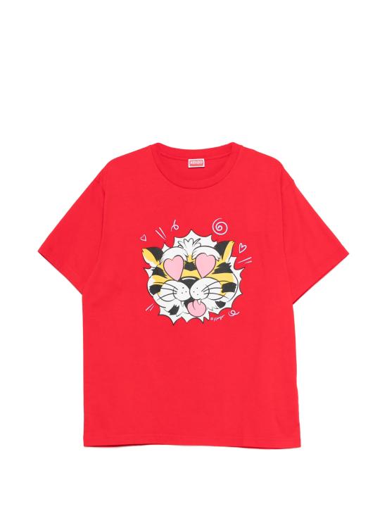 KENZO Men T-Shirts FG55TS4034SG 22 Red