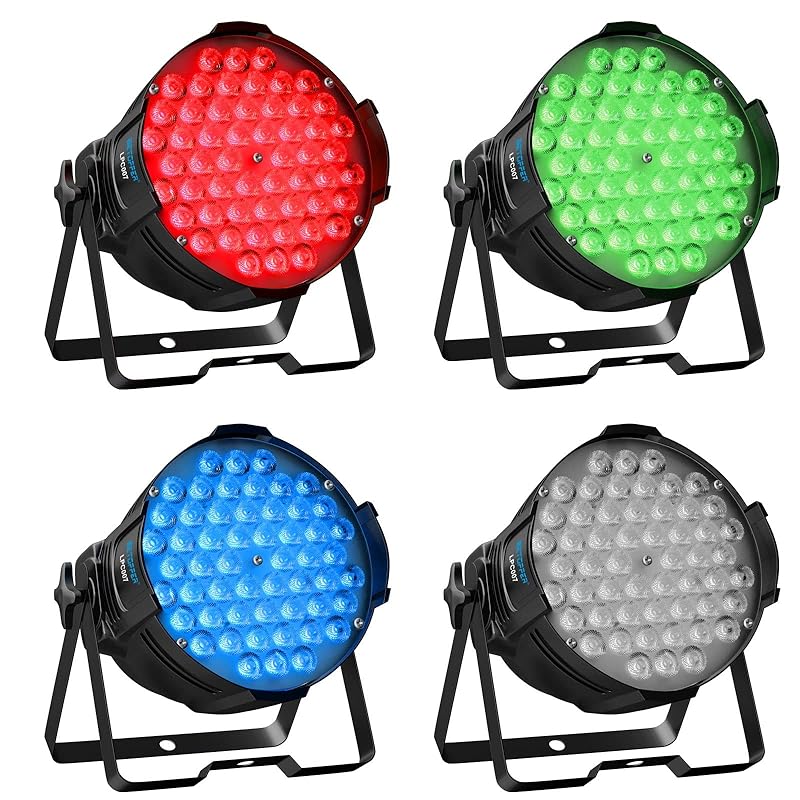 BETOPPER ディスコライト LPC007 54x3W RGB LED 舞台照明 6色変換ステージライト ステージ照明 DMX512 3/7CH パーティライト スポットライト DJ disco 31,870円