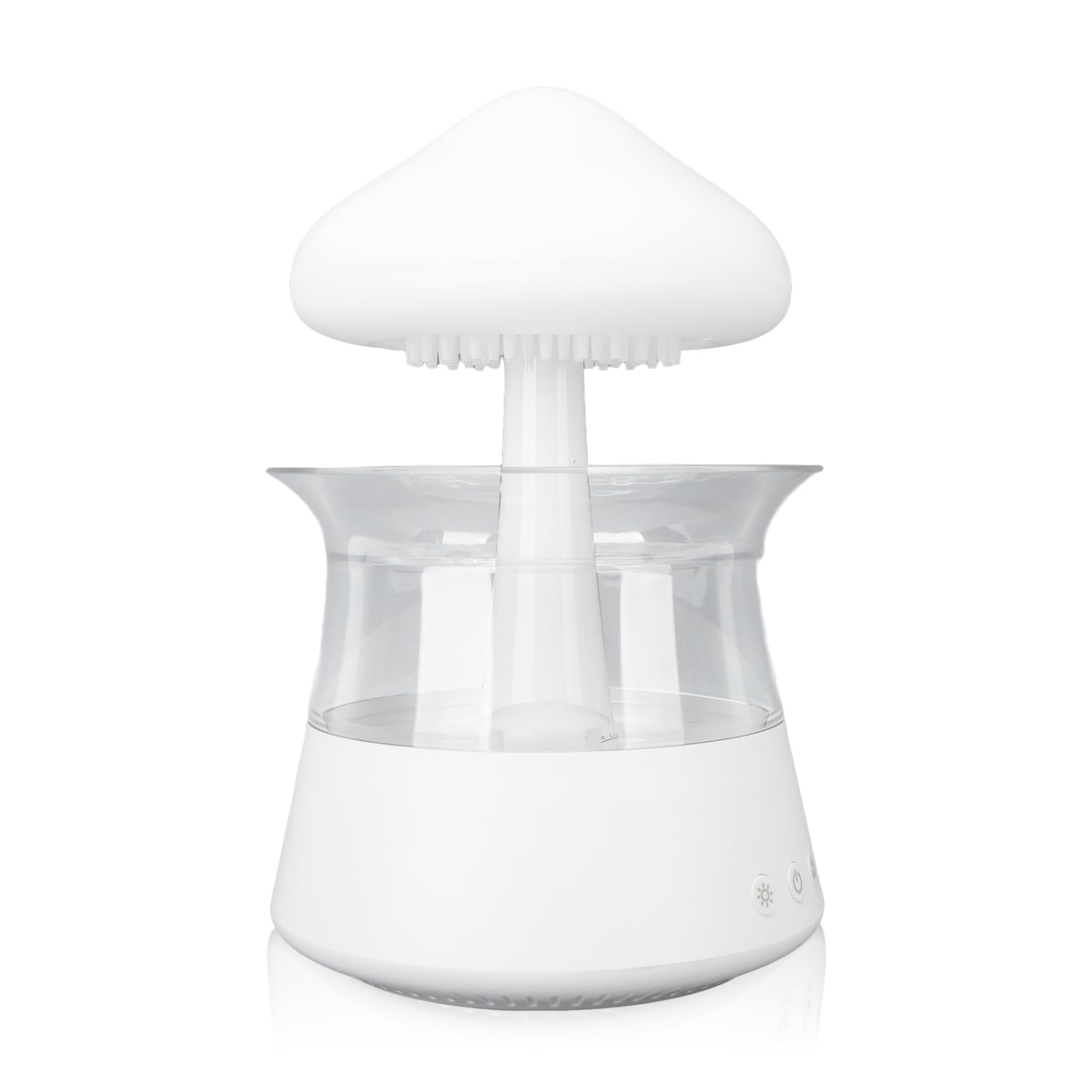 加湿器 アロマディフューザー 小型あろまでいふぃーざー300MLキノコレインディフューザー睡眠リラックス用7色サイレントエッセンシャルオイルディフューザーマルチモード付きホームルームベッド