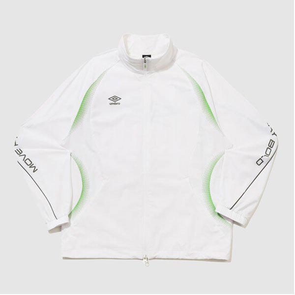スローキック冷感スタンドネックウインドブレーカージャケットUR221SJK51 WHITE