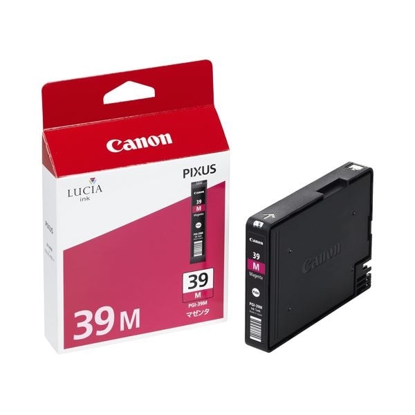 (まとめ) キヤノン Canon インクタンク PGI-39M マゼンタ 4862B001 1個 (×10セット)