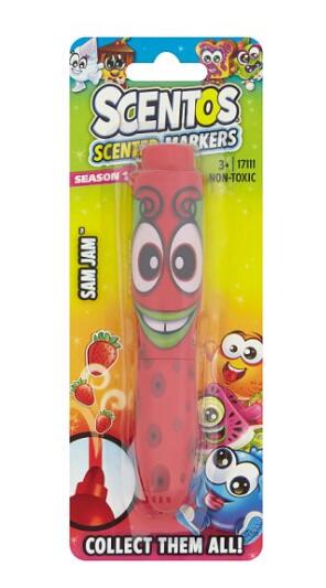 Scentos Season 1 Sam Jam Strawberry Scented Markers 3+