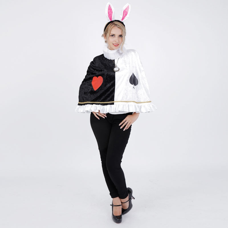 コスプレ 仮装 Patymo ラビットケープ 【 コスプレ 衣装 ハロウィン 仮装 コスチューム 子供 アニマル 動物 バニー 大人用 女性用 パーティーグッズ 子ども用 兎 キッズ こども ウサギ