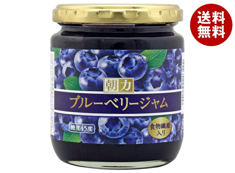 旭フレッシュ モーニングパワー ブルーベリージャム 250g瓶＊6個入＊(2ケース)
