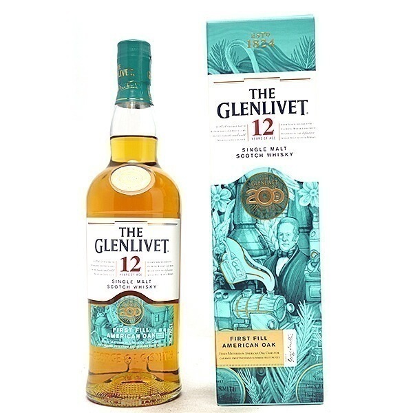 【ご一家族様１本限り】 グレンリベット 12年 200年記念 限定ボトル 43度 700ml 正規品 スペイサイド スコッチウイスキー ^YCGVK2J0^