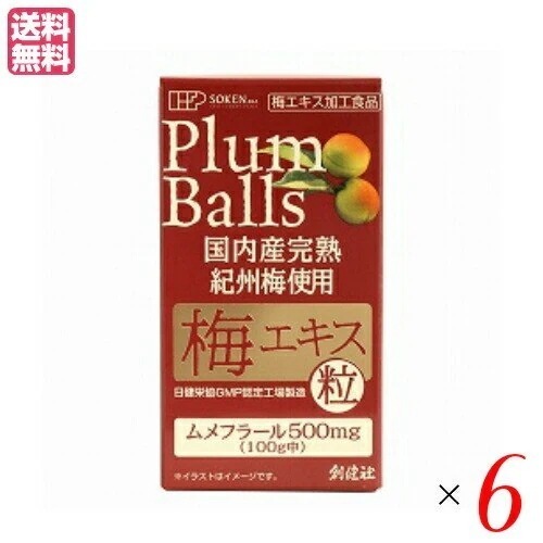 梅エキス 粒 無添加 創健社 国内産完熟紀州梅使用 梅エキス 粒 90g（約450粒）