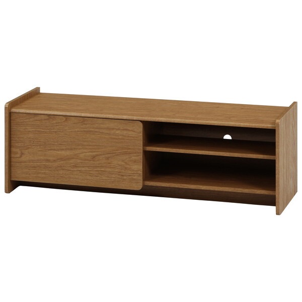 不二貿易 86942 ヘーゼル TVボード 120幅 ミドルブラウン