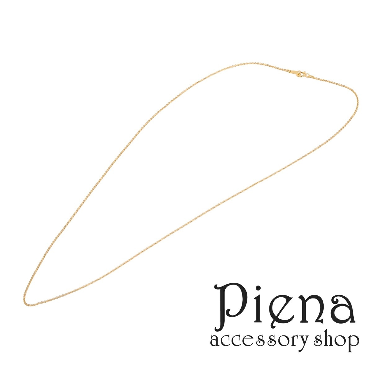 ネックレス レディース メンズ 14KGF ゴールドフィルド あずきチェーン 50cm 1.1mm