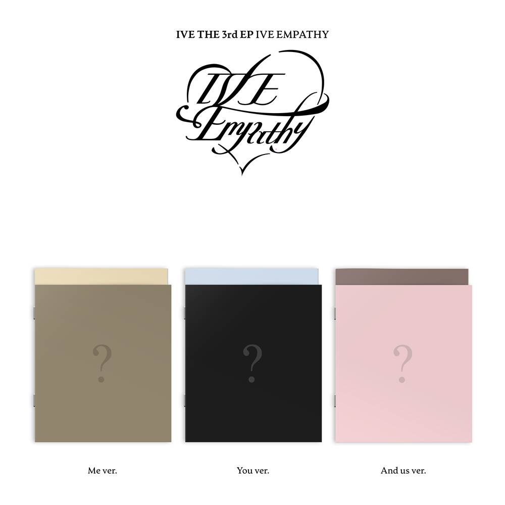 [特典] IVE - IVE EMPATHY / 3RD EP ALBUM 3種SET APPLEMUSIC WITHMUU