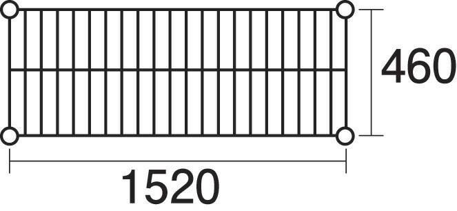 本間冬治工業 430弁慶シェルフ 棚 奥行460x幅1520mm 430-460-1520