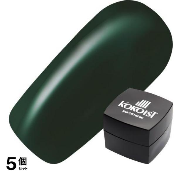 KOKOIST(ココイスト) エクセルライン ソークオフカラージェル E-224 ミッドナイトフォレスト 2.5g 5個セット