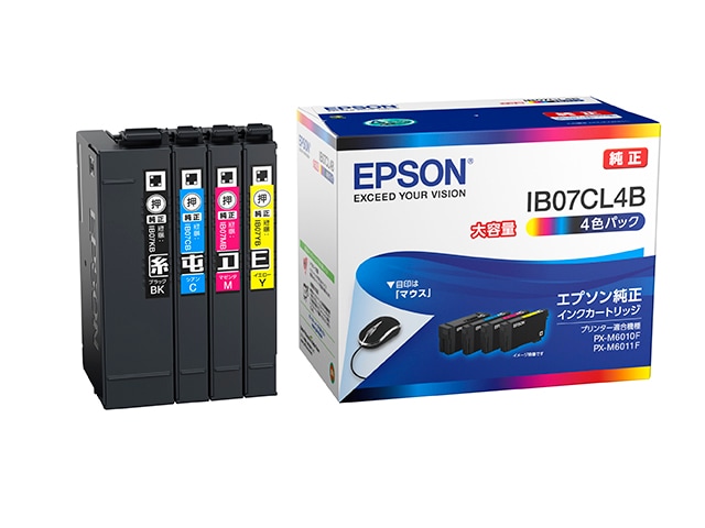 EPSON IB07CL4B [4色パック 大容量] 価格比較 - 価格.com