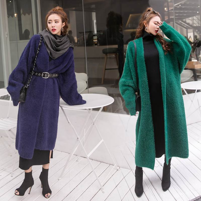 コーディガン ロングカーディガン トップス アウター カーディガン ロングコート ロング ロング丈 袖あり 長袖 襟なし モコモコ 前開き ニット かわいい 大人可愛い きれいめ シンプル カジュアル