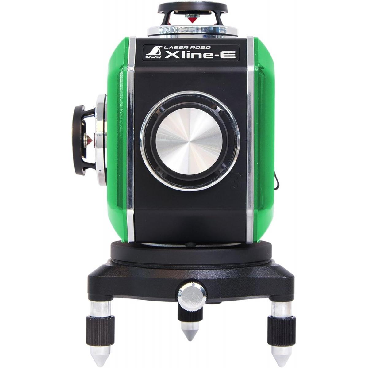 シンワ測定 レーザーロボ X line-E グリーン フルライン・地墨クロス 71610