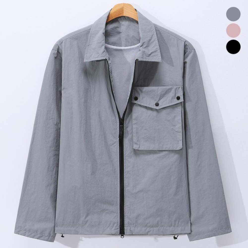 (ジュアンス) オーバーフィットビッグポケットナイロントラッカーウインドブレーカージャケット CIJP7113