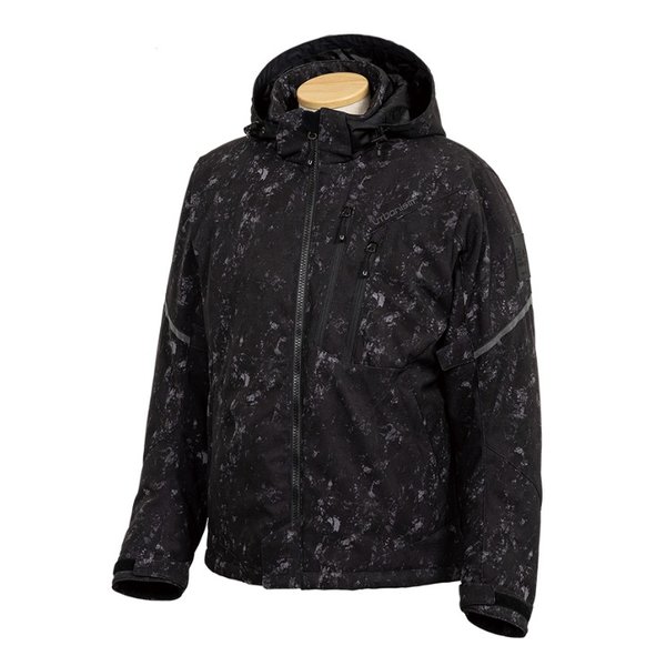 秋冬 UNJ130 アーバンソフトシェルジャケット メンズ ブラックカモ LBサイズ UNJ130/BLACK CAMO/LB